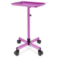 thumbnail image 1 of K-Salon Tray Cart, Premium Aluminum Tattoo Tray Rolling Trolley, Adjustable Height, Easy to Clean (Purple), 1 of 10