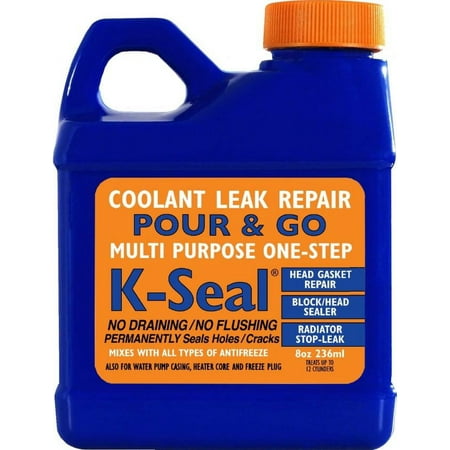 K-Seal Multi-Purpose One Step Permanent Coolant Leak Repair  8oz Bottle