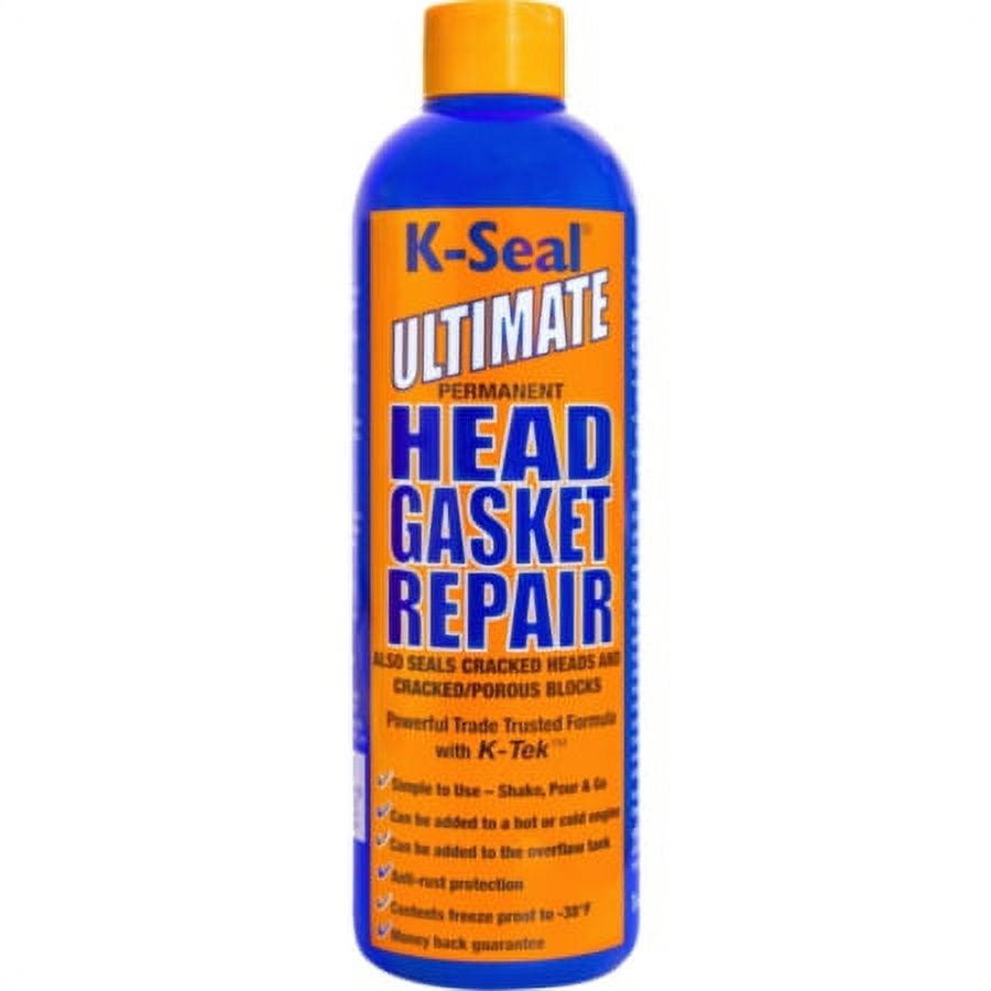 KSeal Permanent Ultimate Head Gasket Repair, Coolant Leak Repair 16oz Bottle