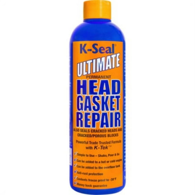 KSeal Permanent Ultimate Head Gasket Repair, Coolant Leak Repair 16oz