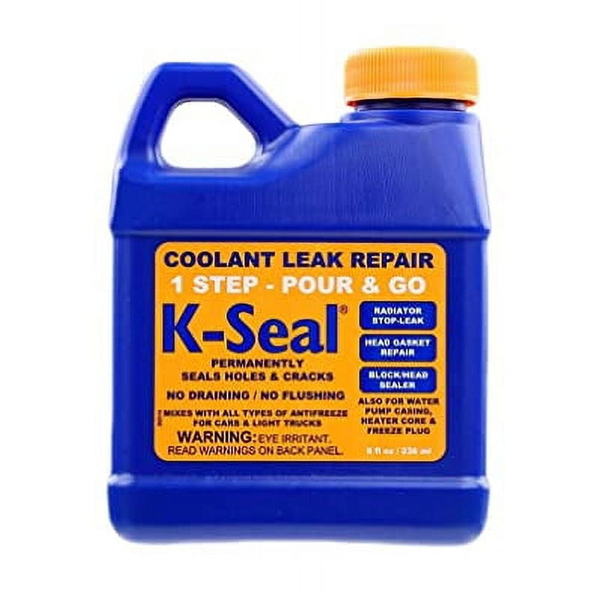 K-Seal Multi Purpose One Step Pour and Go Permanent Coolant Leak Repair ST5501 Automotive Additive  8oz Bottle