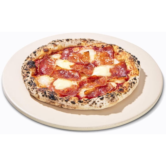 K Small Pizza Stone Round for Grill and Oven, 11 Inch Cordierite Grill Pizza Stones, Food Grade Baking Stone for Oven 11"