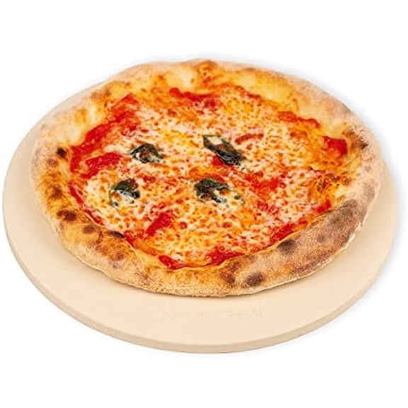 K Small Pizza Stone Round for Grill and Oven, 11 Inch Cordierite Grill Pizza Stones, Food Grade Baking Stone for Oven 11"