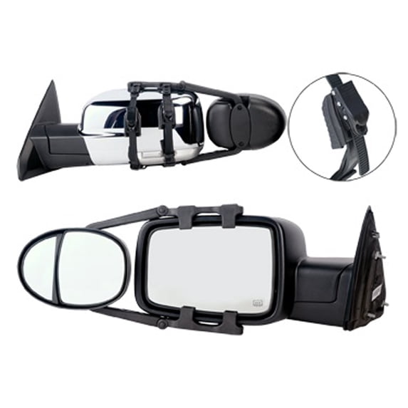 K-Source 3990 Dual Lens Towing Mirror with Ratchet Mount System - Pair 2008 Acura RL