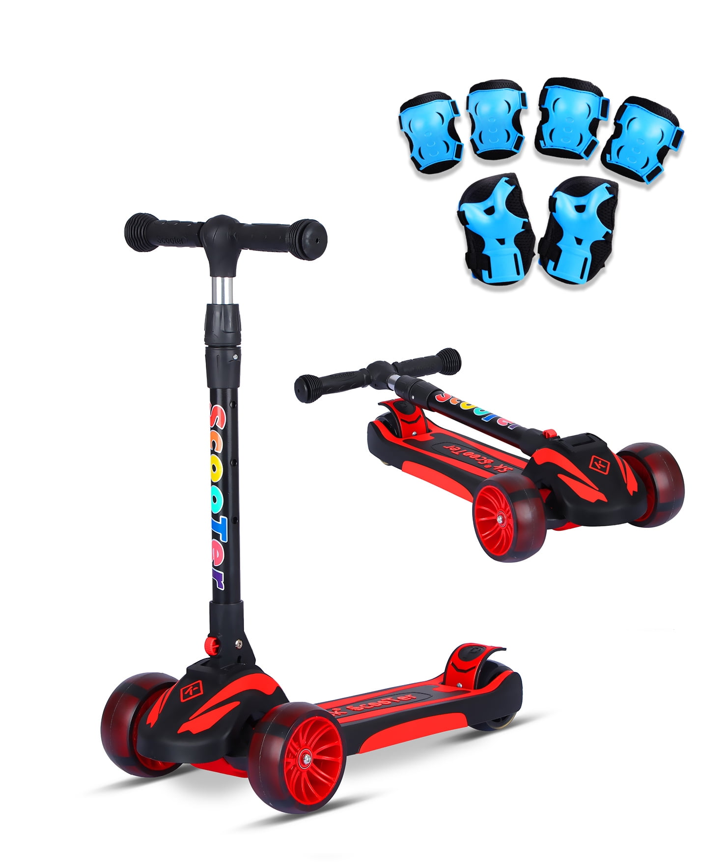 KSpeed 3 Wheels Kick Scooter for Kids and Toddlers Girls & Boys