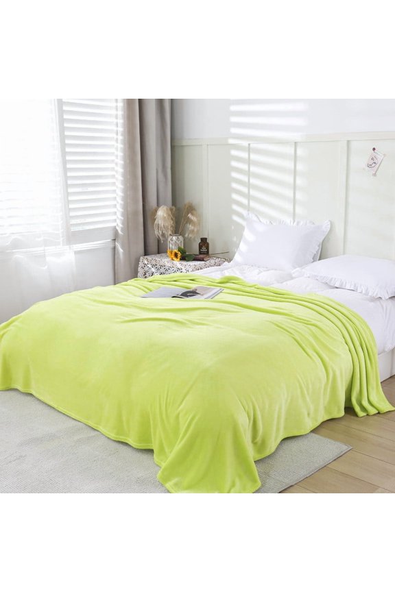 K Super Soft Warm Fleece Blanket Throw Rug For Sofa Bedding Home Use Solid Design Cozy Comfort For Living Room Bed Lightweight Washable Material 100 Percent Polyester Durable For All Seaso