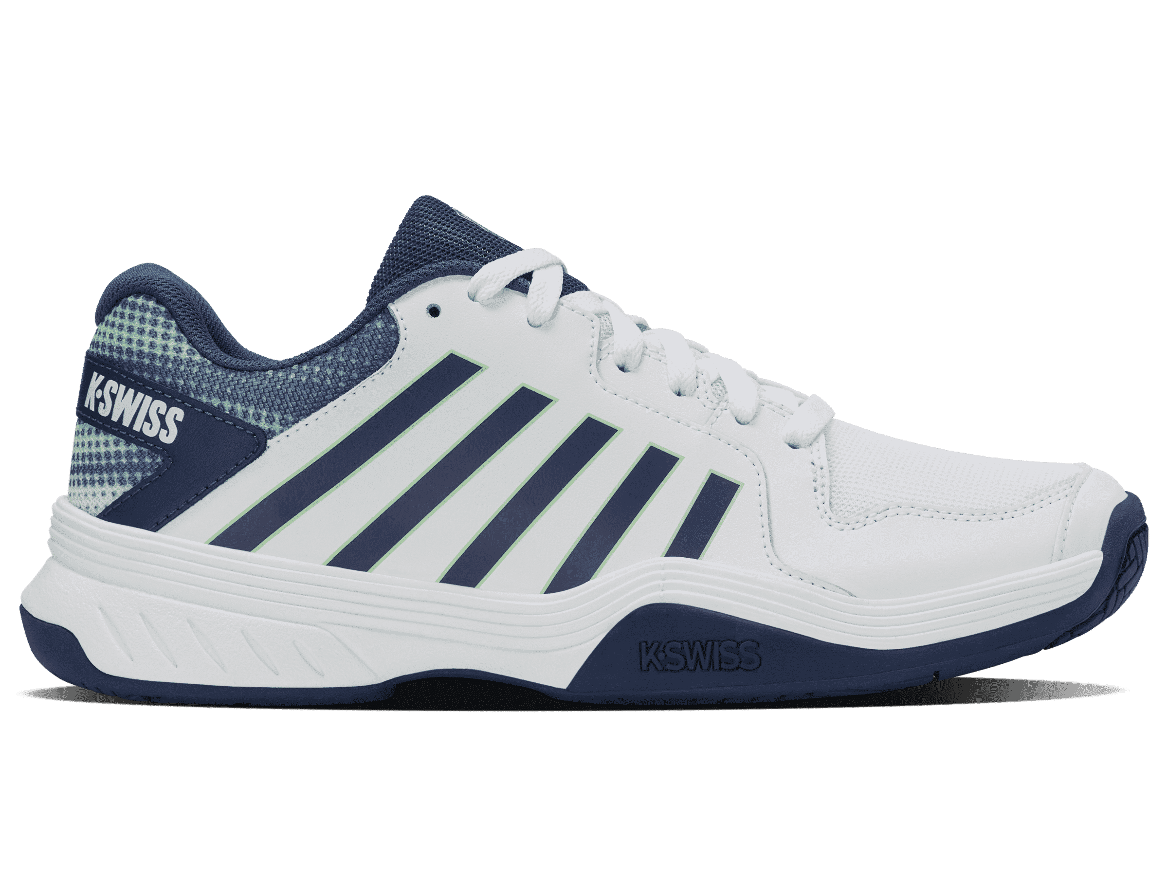adidas gazelle silver green womens K-SWISS EXPRESS LIGHT PICKLEBALL BRILLIANT BLUE/OPTIC YELLOW - MENS main image 0