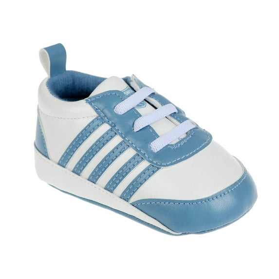K-Swiss Infant Boys Crib Shoe Soft Bottom Baby Shoes - Sneakers and First Walking Shoes for Babies, Blue, 2