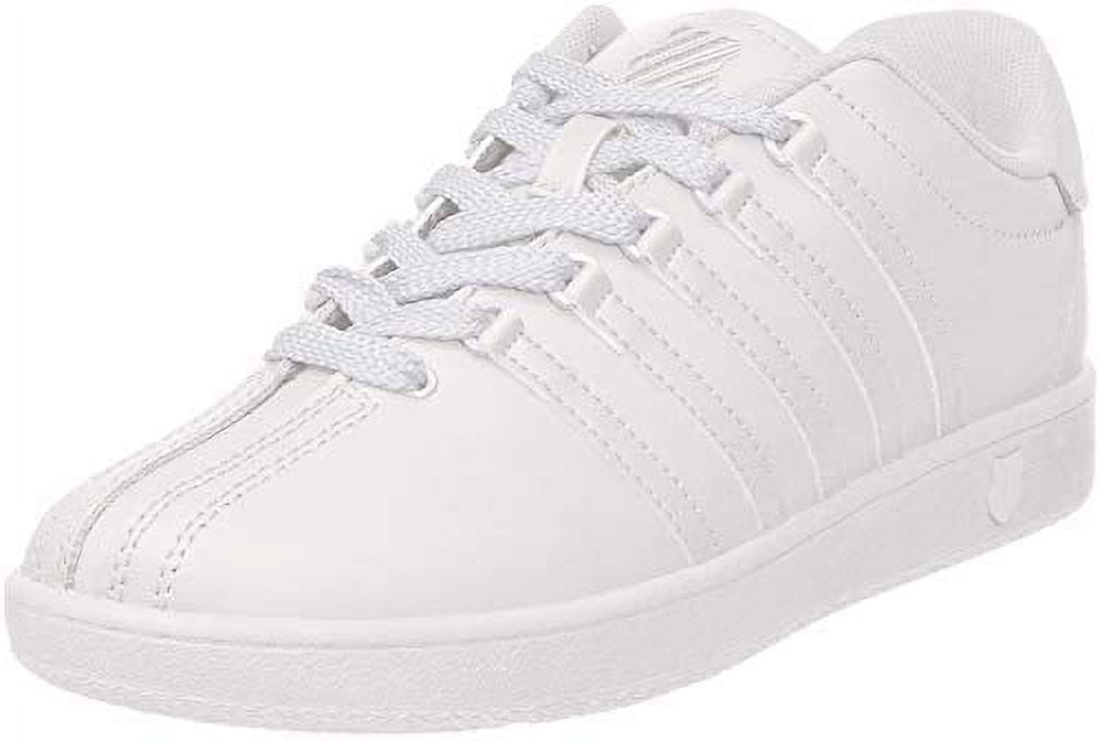 KSwiss Kid's Classic VN Sneaker, White/White, 10, M