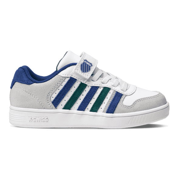 K-Swiss Court Palisades Kids’ Sneakers (Little Kid), Hook & Loop Strap for Easy On/Off