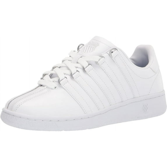 K-Swiss Men's Classic VN Leather Sneaker 15 White/White