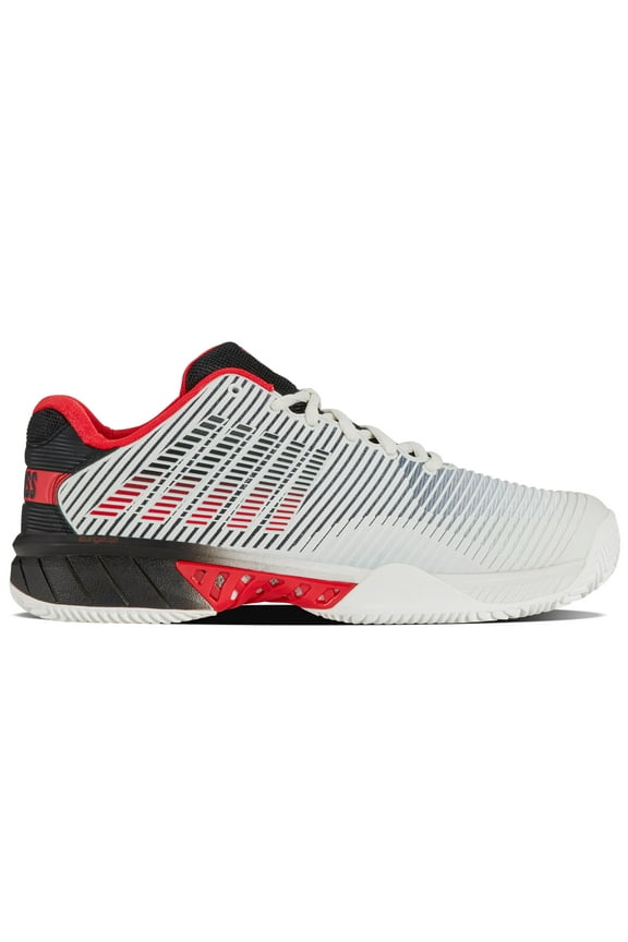 Men's Hypercourt Express 2 HB Tennis Shoe, Steel Gray/Jet Black/Spicy Orange, 13 M