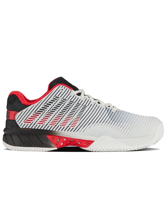 Men's Hypercourt Express 2 HB Tennis Shoe, Steel Gray/Jet Black/Spicy Orange, 13 M