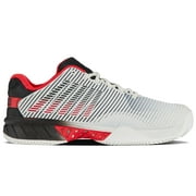 K-Swiss Mens Hypercourt Express 2 HB Tennis Shoe, Steel Gray/Jet Black/Spicy Orange, 13 M