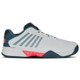 thumbnail image 1 of K-Swiss Men's Hypercourt Express 2 Tennis Shoe, White/Stargazer/Neon Blaze, 10 M, 1 of 7