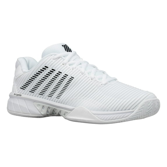 K-Swiss Men's Hypercourt Express 2 Tennis Shoe, White/Black, 8 M