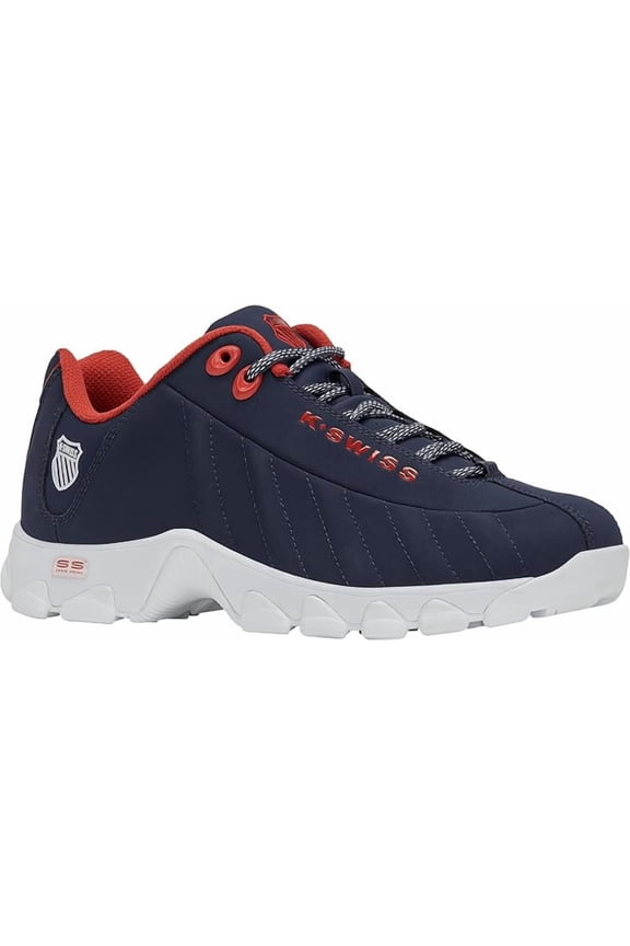 Men's ST 329 CMF Leather Sneaker Navaca/MSRed/WT