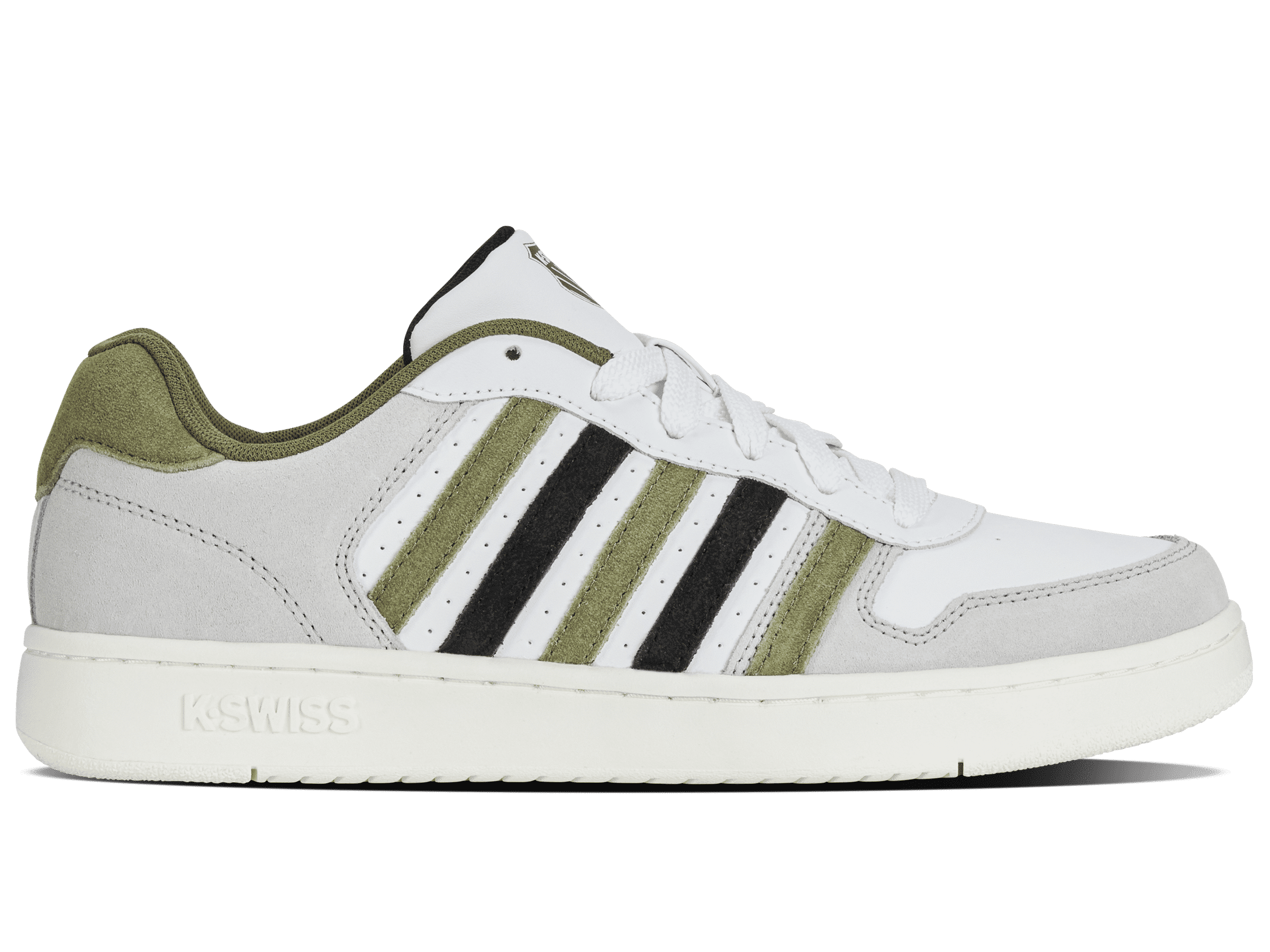 K-Swiss Palisades Leather Heren Sneakers Leer Wit 06931-117-M