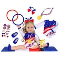 thumbnail image 1 of K.T. Fancy18 Inch Girl Doll Olympic Gymnastics Clothes and Accessories, 7 Pieces Sports Training Outfits, Doll Not Included, 1 of 9