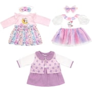 K.T. Fancy 3 Set Baby Doll Clothes for 20-22 Inch, Cute Doll Outfits ,Girl Gift
