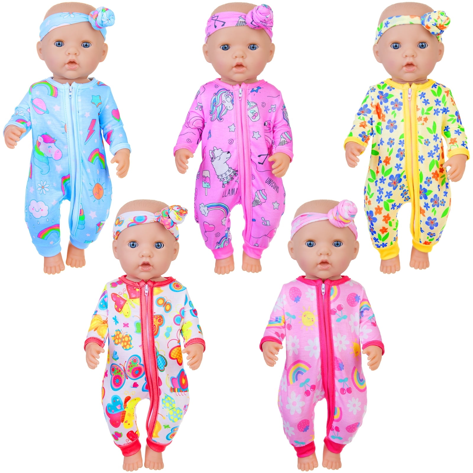 K.T. Fancy Baby Doll Clothes Sets for 14-18 Inch Dolls Casual Wear 10 ...