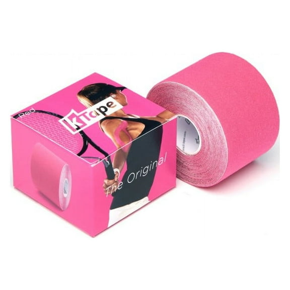 K-Tape Original Latex-Free Kinesiology Tape with High Quality Cotton and Long Lasting Physiobond Adhesive - Single Roll - Red
