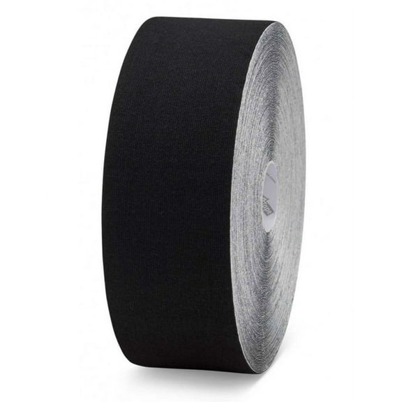 K-Tape Original Latex-Free Kinesiology Tape with High Quality Cotton and Physiobond Adhesive - XXL Large Roll - Black