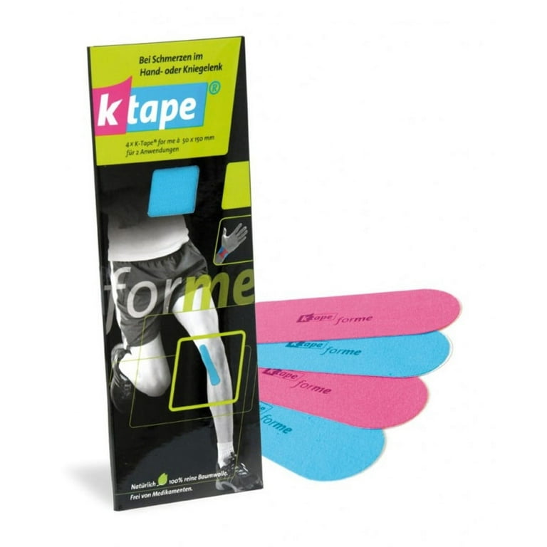 K-Tape for me Wrist and Knee, Precut Kinesiology Tape: High Quality Cotton  and Long Lasting Physiobond Adhesive 
