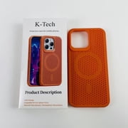 K-Tech Phone case, compatible with iphone 16 Pro 6.3 inch ultra-thin liquid silicone soft gel rubber shock protective sleeve, with scratch resistant microfiber lining, orange