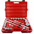 thumbnail image 1 of K-Tool 24121 SAE Socket Set 20pc 3/4" Drive 6-Point Fractional Socket Set, 1 of 3