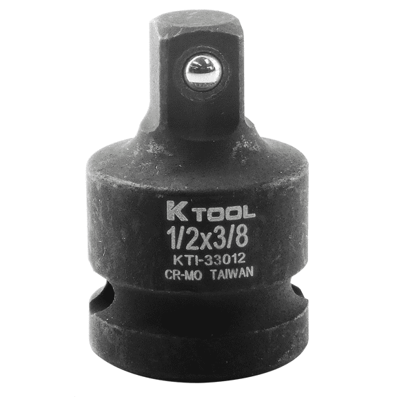 K-Tool 33012 1/2" Female x 3/8" Male Impact Socket Reducer & Adapter (EA)