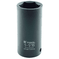 thumbnail image 1 of K-Tool 33234 1/2" Drive x 1-1/16" 6PT SAE Deep Impact Socket, 1 of 3