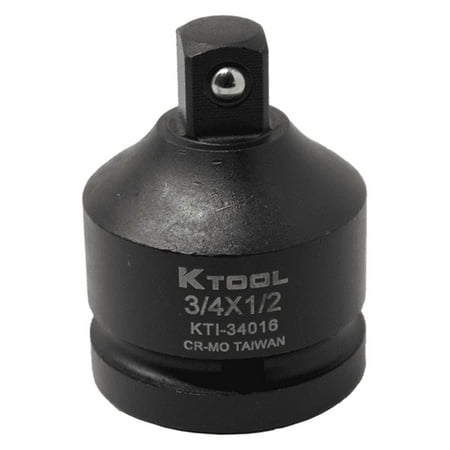 K-Tool 34016 3/4" Female x 1/2" Male Impact Socket Adapter (EA)