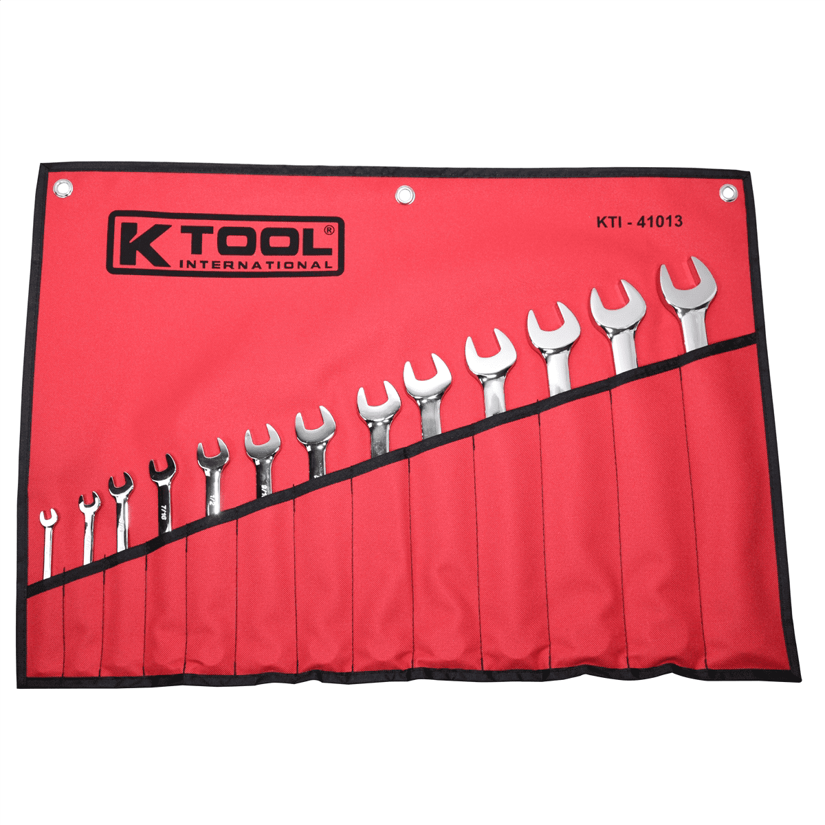 K-Tool 41013 13-pc SAE Combination Wrench Set, Fractional 1/4 to 1