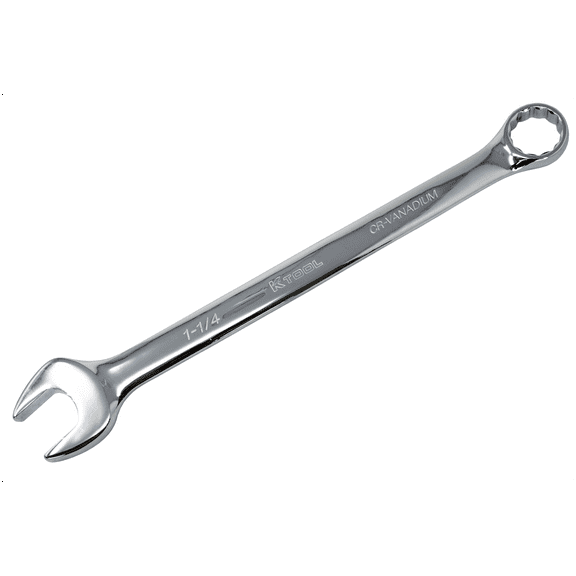 K-Tool 41340 1-1/4 Fractional 12pt Standard Combo Non-Ratcheting Wrench