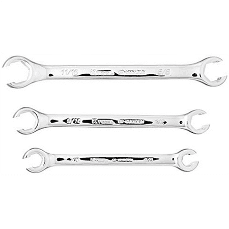 K-Tool 44003 3-pc SAE Flare Nut Wrench Set