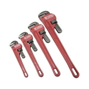 K Tool International 49000 Four Piece Pipe Wrench Set Eight To Eighteen Inch