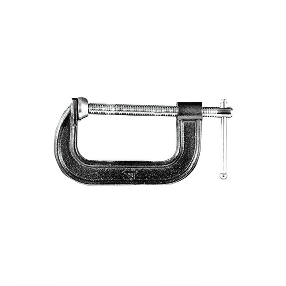 K-Tool 70184 4" Adjustable Iron C-Clamp
