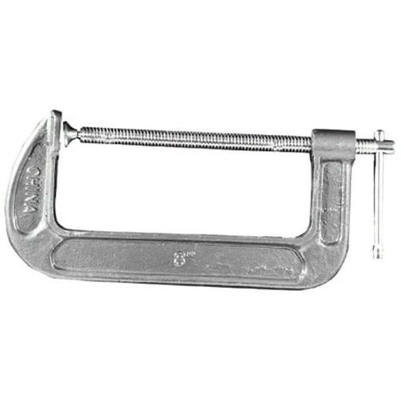 K Tool 70188 C-Clamp, 8" Capacity, Made from Ductile Iron