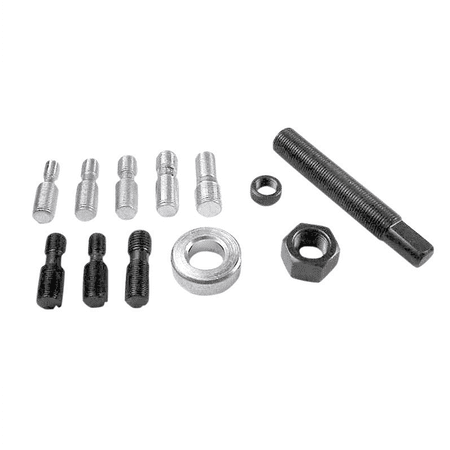 K-Tool 70343 Harmonic Balancer Installer with 8 Threaded Adapters