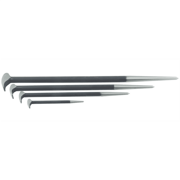 K Tool International 71600 Heat Treated Pry Bars With Rolling Head Design