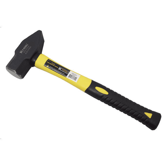 K-Tool 71724 4lb Cross Peen Hammer w/ Fiberglass Handle, Length 15-1/4"