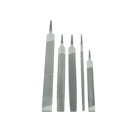 K-Tool 72505 5-pc Assorted Mill Cut Bastard File Set