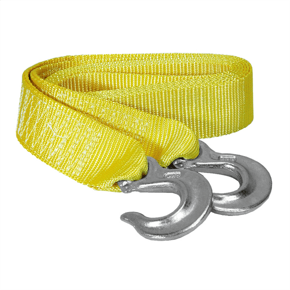 K-Tool 73801 2" X 10' Tow Strap with Forged Hooks at 7,000 lb Capacity