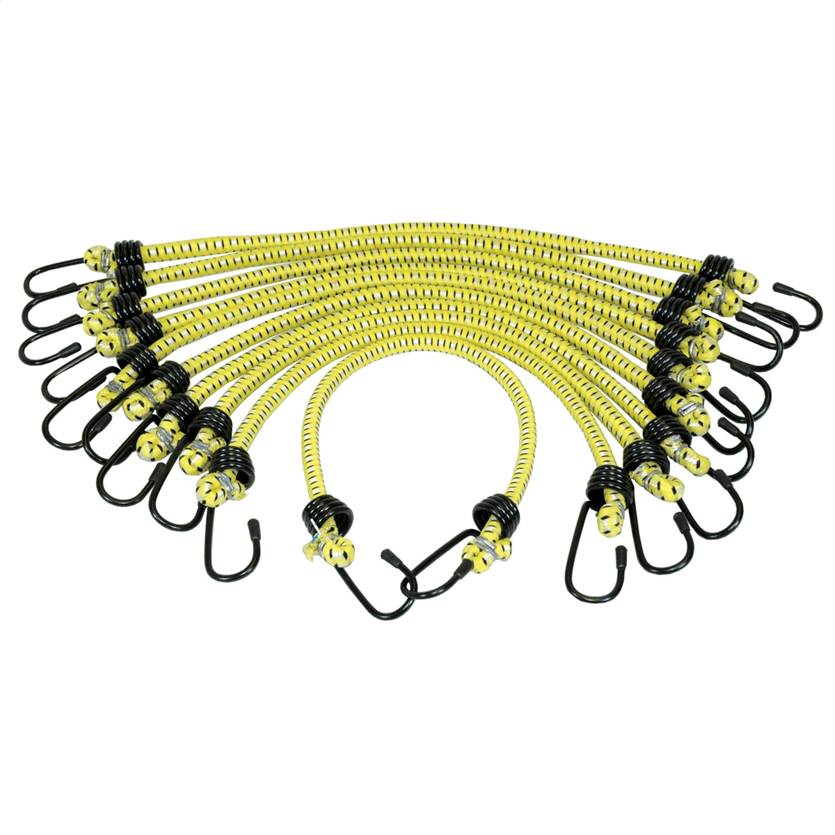 K-Tool 73834 10PK of 13/32" x 48" General Purpose Braided Bungee Cord