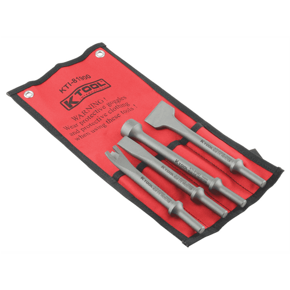 K-Tool 81900 4-pc Pneumatic Bit Set" a Pouch