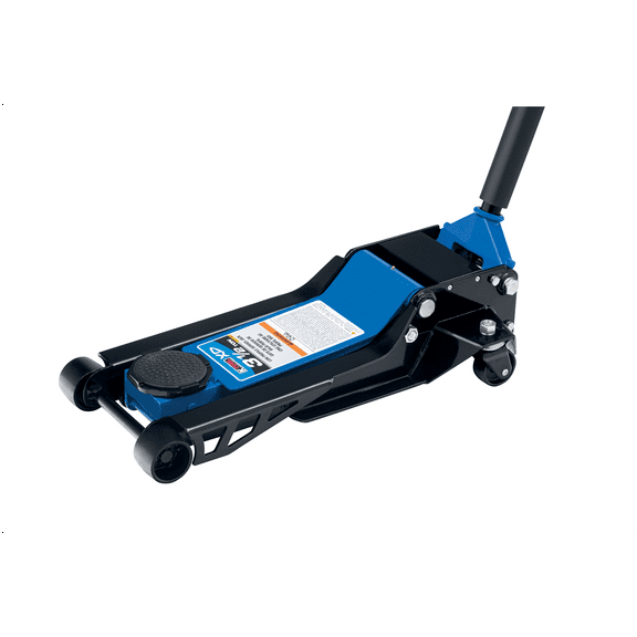 K-Tool INT022 3.5 Ton Low Profile Service Jack; Dual Pump Piston