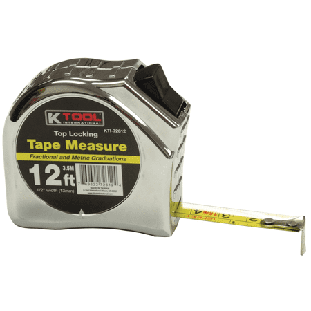 K Tool International 1/2" WIDE 12' SAE/MET TAPE MEASURE