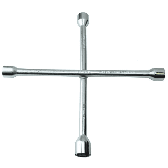K Tool International, 14 inch 4 Way Cross Lugnut Wrench