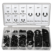 K Tool International E-Clip Assortment - 300 Pieces